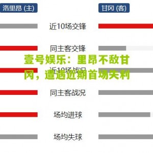 壹号娱乐：里昂不敌甘冈，遭遇近期首场失利