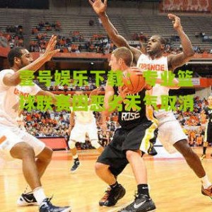 壹号娱乐下载：专业篮球联赛因恶劣天气取消